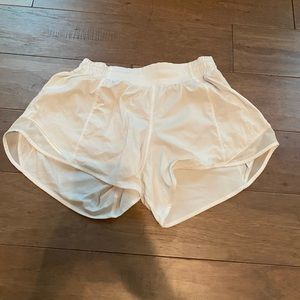 White Lululemon Shorts